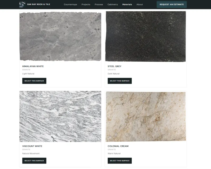Materials Page